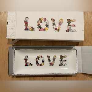 New in box! Pottery barn valentines cookie plate